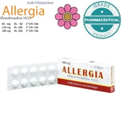 ALLERGIA TABLET ANTIHISTAMINIC 180mg
