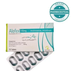 ALOFEX TABLET (FEXOFENADINE HCI U.S.P) 180mg PACK OF 10 TABLETS