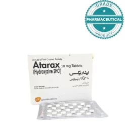 ATARAX TABLETS (HYDROXYZINE 2HCI) 10mg PACK OF 50 FILM COATED TABLETS