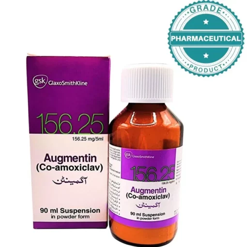 AUGMENTIN SYRUP (CO-AMOXICLAV 156.23 mg/5ml) 90ml - Image 3