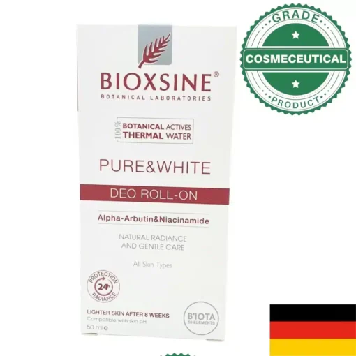 BIOXSINE PURE AND WHITE DEO ROLL-ON 50ml - Image 2