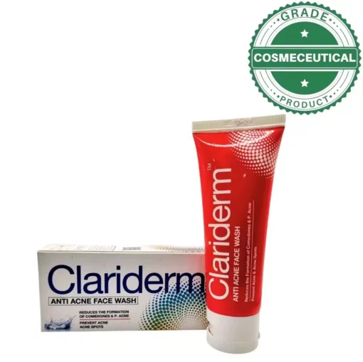 CLARIDERM ANTI ACNE FACE WASH 60ml - Image 2