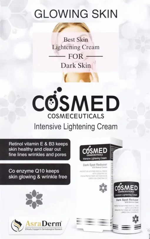 COSMED Cream for Skin Fairness | Q10 Retinol & Dark Spot Reducer - Image 3