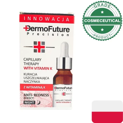 DERMOFUTURE PRECISION ANTI-REDNESS EFFECT NIGHT SERUM 20ml - Image 2