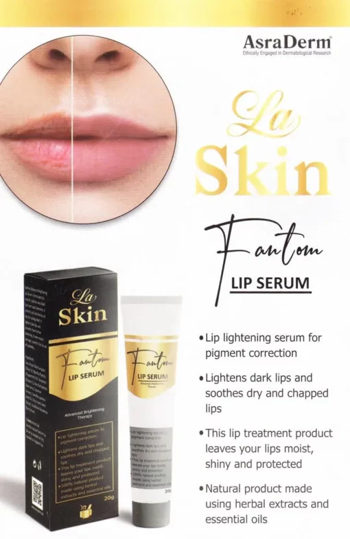 LA SKIN FANTUM LIP SERUM ADVANCED BRIGHTENING THERAPY 20g - Image 3