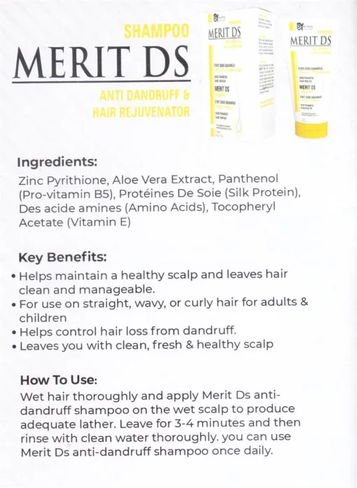 Best Shampoo for Hairfall - Merit DS Anti Dandruff & Hair Rejuvenator - Image 3