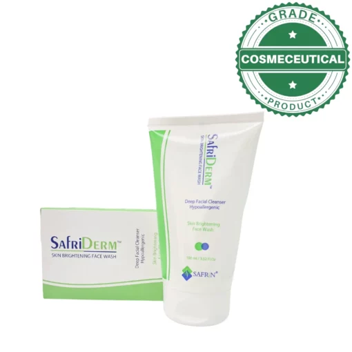 SAFRIDERM SKIN BRIGHTENING FACE WASH 100ml - Image 2