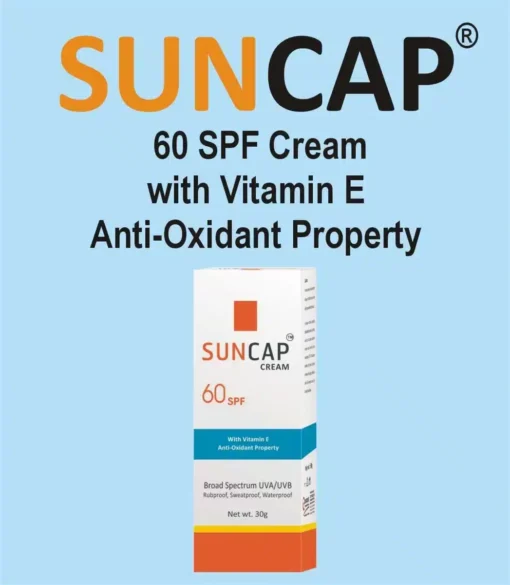 SUNCAP SPF 60 Sun Block with Vitamin E - Broad Spectrum Protection - Image 3
