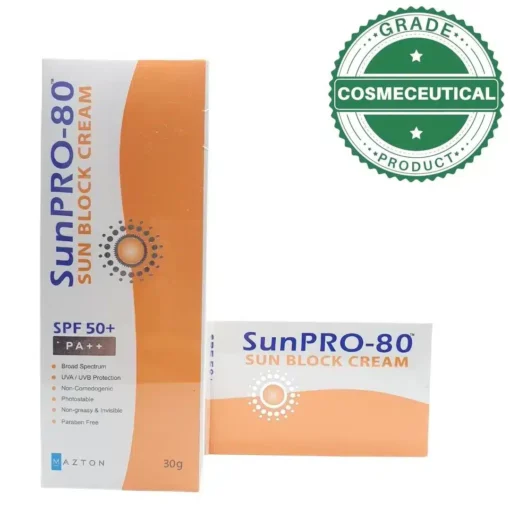 Sun Pro Sunblock SPF 80 - Broad Spectrum Protection for Radiant Skin - Image 2