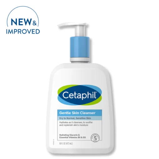 CETAPHIL GENTLE SKIN CLEANSER FOR DRY, SENSITIVE SKIN FACE & BODY 473ML