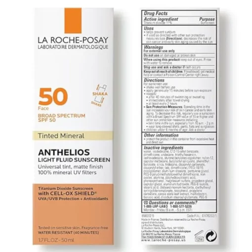 LA ROCHE POSAY SPF 50+ ANTHELIOS Xl TINTED FLUID 50ml - Image 2