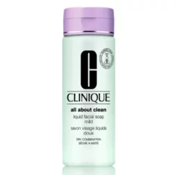 CLINIQUE LIQUID FACIAL SOAP MILD GENTLE LIQUID FACE CLEANSER FOR DRY COMBINATION SKIN 200ML