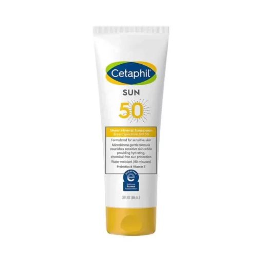 CETAPHIL SHEER MINERAL SUNSCREEN SPF 50 BROAD SPECTRUM - 89ML