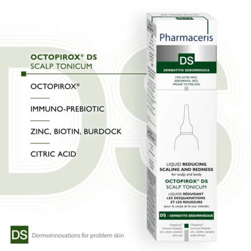 PHARMACERIS DS OCTOPIROX DS Scalp Tonic (100ml) - Imported from Poland - Image 4