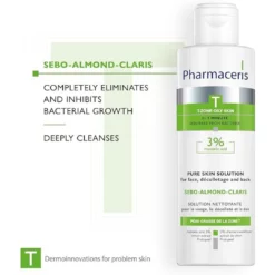 PHARMACERIS T Sebo-Almond Claris Exfoliating Face Spray (190ml)