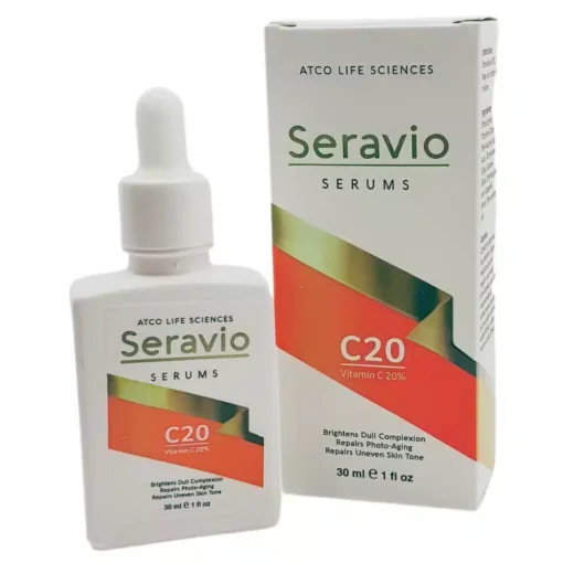 Serum C Vitamin - Seravio SERUMS C20 Brightening & Anti-Aging Solution (30ml) - Image 3