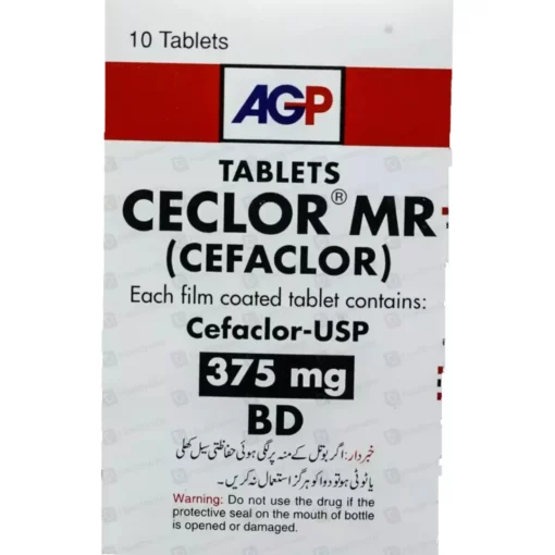 Ceclor Mr Tablets 375Mg