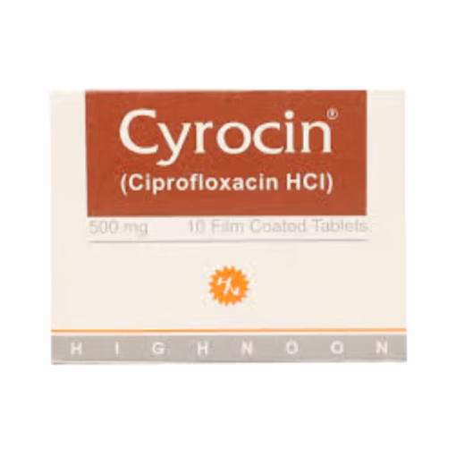 Cyrocin Tablets 500Mg (1 Box = 1 Strip)(1 Strip = 10 Tablets)