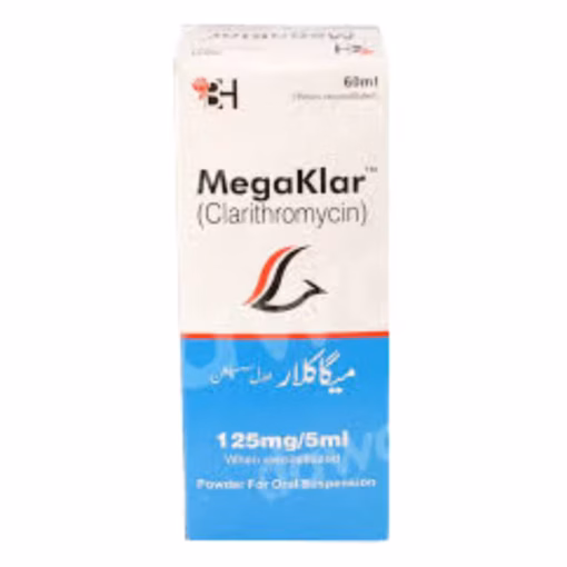 Megaklar 60Ml Suspension 125Mg/5Ml