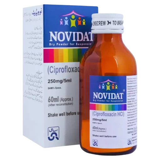 Novidat 60Ml Suspension 250Mg/5Ml