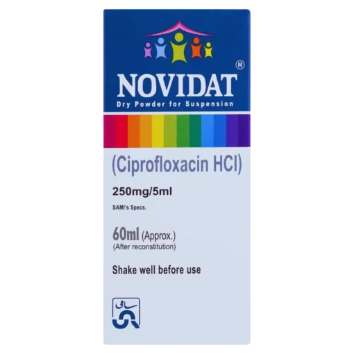 Novidat 60Ml Suspension 250Mg/5Ml