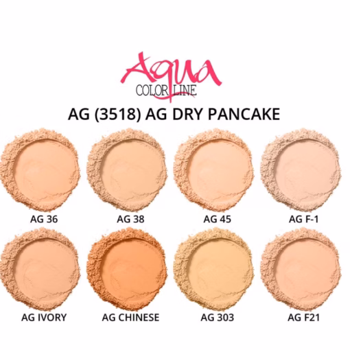 Aqua Color Line Dry Pancake Shade 38