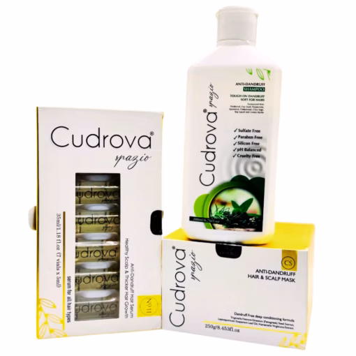 Cudrova Spazio Anti-Dandruff Hair Care Trio: