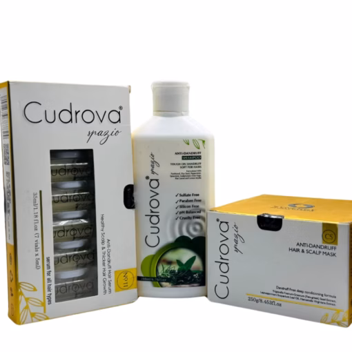 Cudrova Spazio Anti-Dandruff Hair Care Trio: