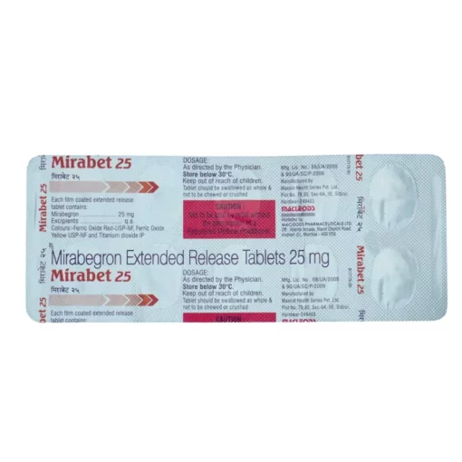 Mirabet Tablets 25mg (20 Tablets) - Overactive Bladder Treatment - stg-httpsdermapk-staging.kinsta.cloud