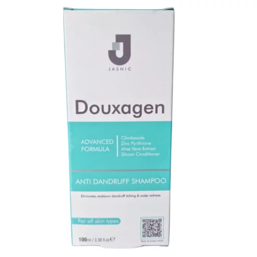 Jasnic Douxagen anti dandruff shampoo.
