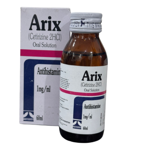 Arix Cetirizine 2HCl Oral Solution – Allergy & Hay Fever Relief | 60ml - Image 2